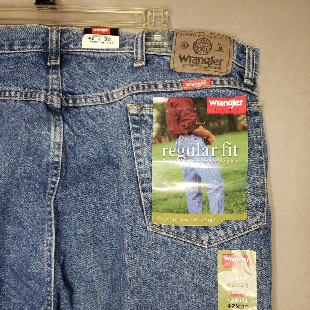 Wrangler Hero Regular Fit Jeans 42x30